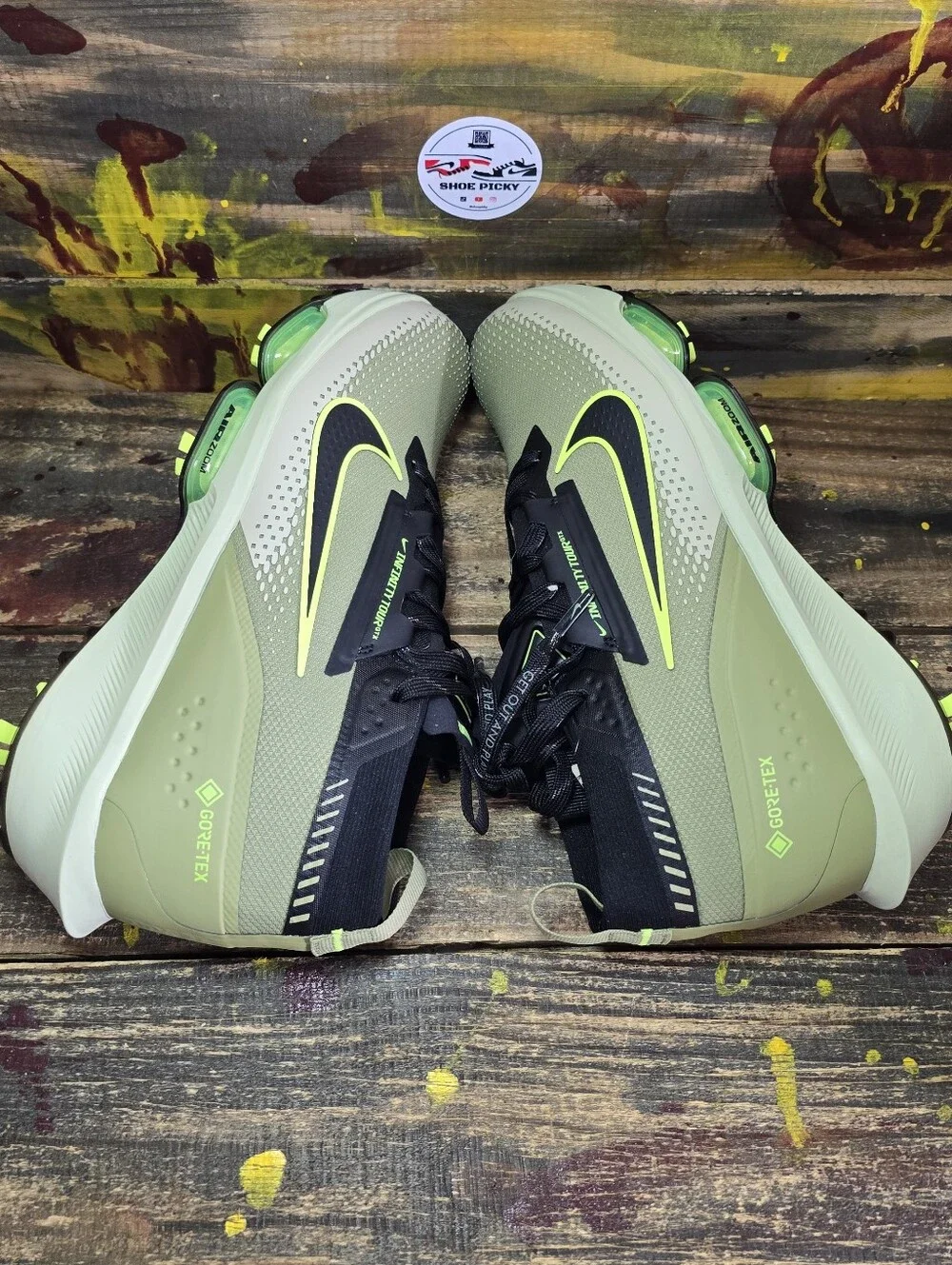 Nike Infinity Tour Next% 2 GTX Golf Shoes Olive Green FV4897-300‎ Men’s Size 9